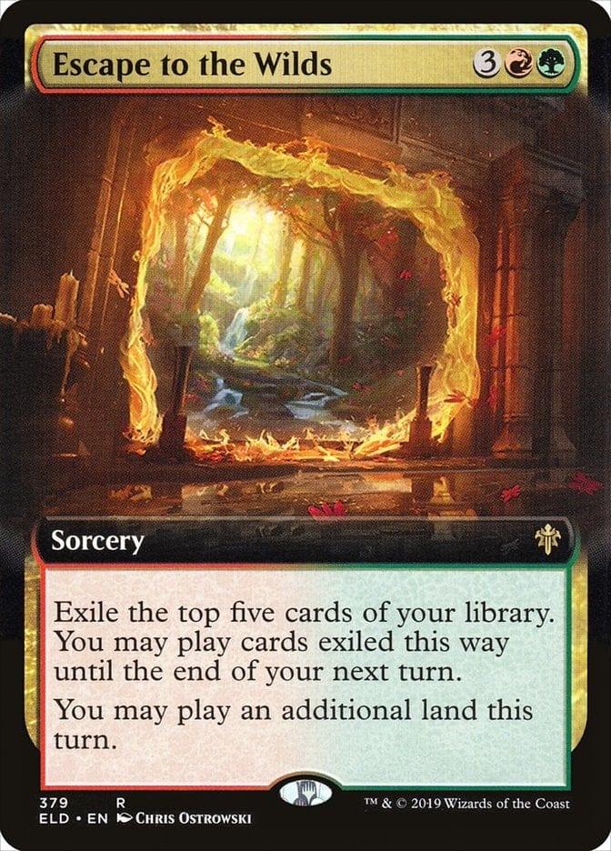 Magic: The Gathering MTG Single Escape to the Wilds (Extended) [Throne of Eldraine]