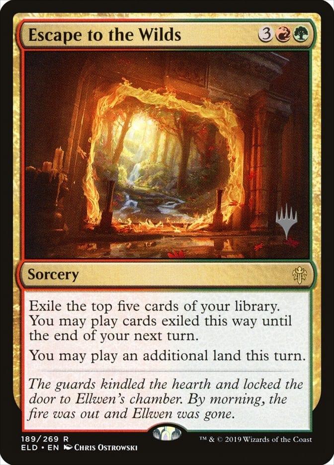 Magic: The Gathering MTG Single Escape to the Wilds (Promo Pack) [Throne of Eldraine Promos]