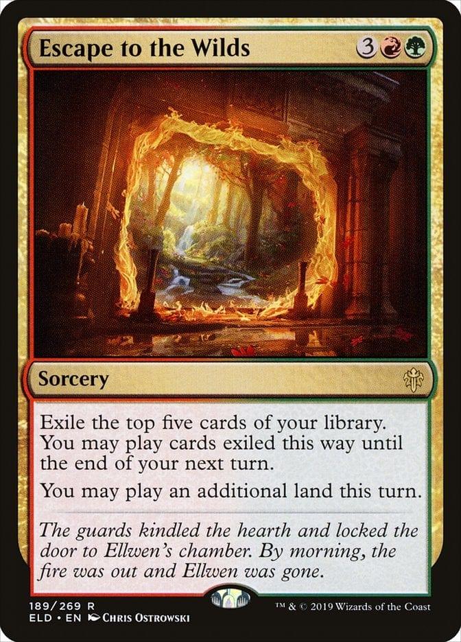 Magic: The Gathering MTG Single Escape to the Wilds [Throne of Eldraine]