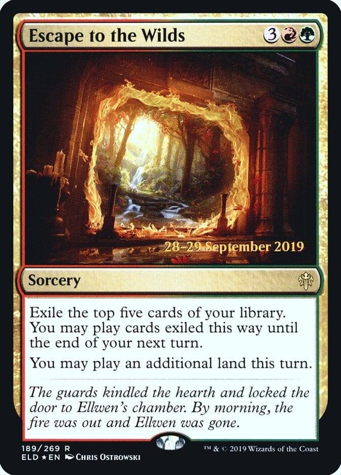Magic: The Gathering MTG Single Escape to the Wilds  [Throne of Eldraine Prerelease Promos]