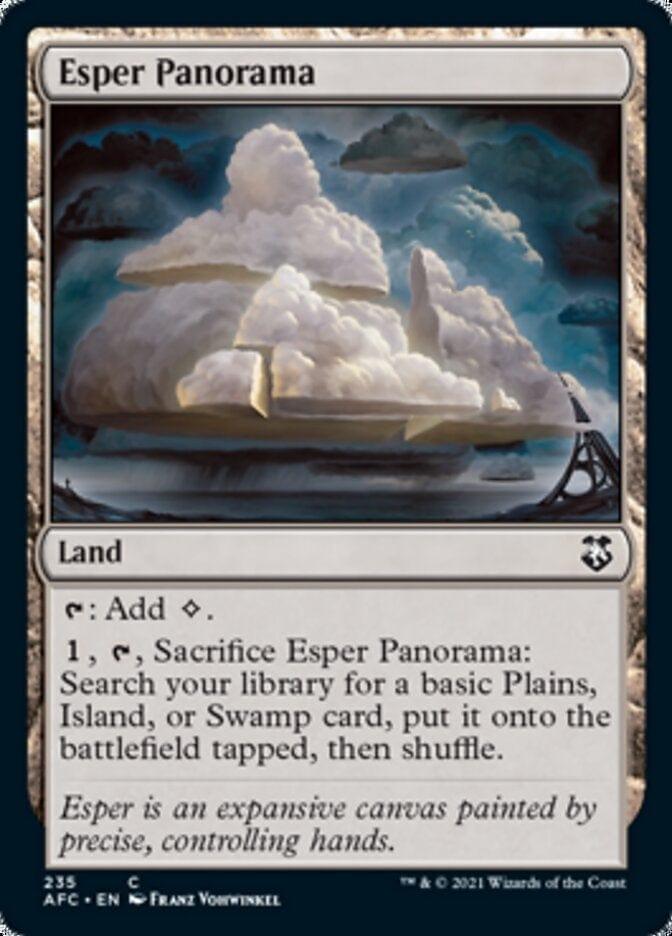 Magic: The Gathering MTG Single Esper Panorama [Dungeons & Dragons: Adventures in the Forgotten Realms Commander]