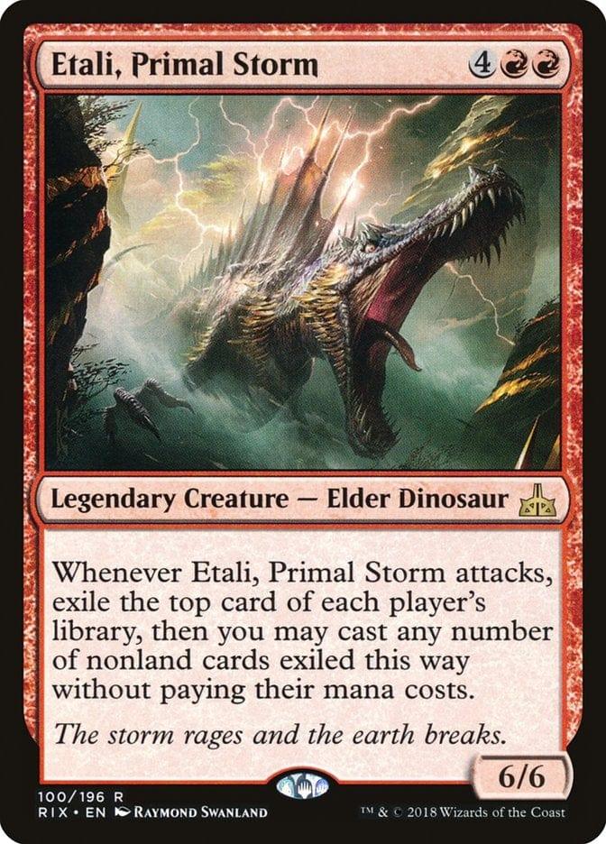 Magic: The Gathering MTG Single Etali, Primal Storm [Rivals of Ixalan]