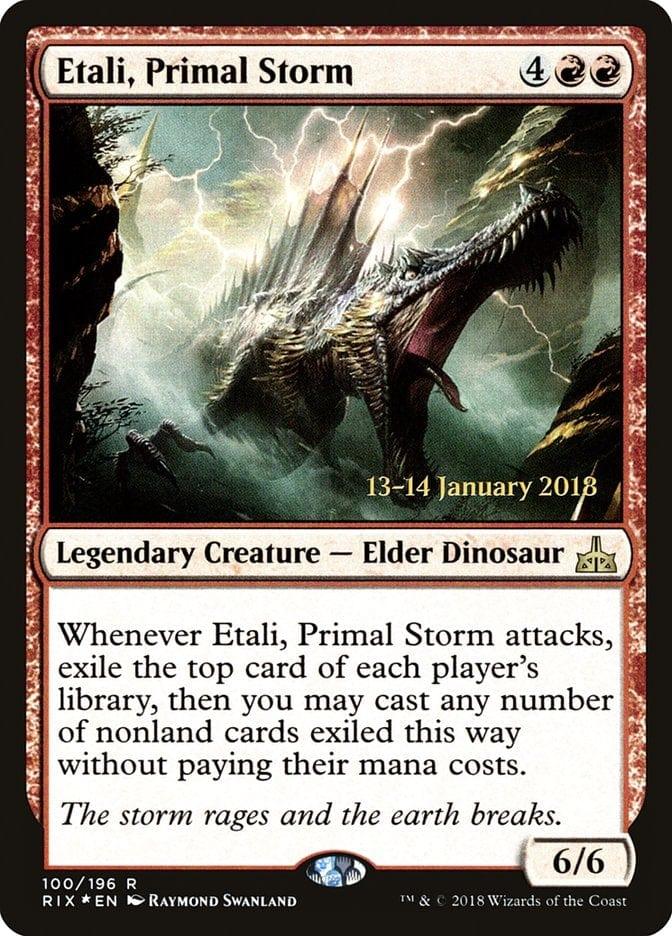 Magic: The Gathering MTG Single Etali, Primal Storm [Rivals of Ixalan Prerelease Promos]