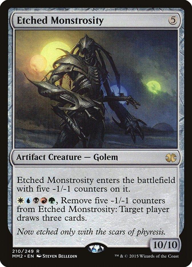 Magic: The Gathering MTG Single Etched Monstrosity [Modern Masters 2015]