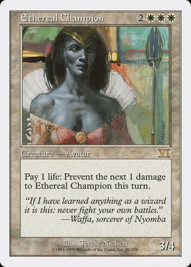 Magic: The Gathering MTG Single Ethereal Champion [Classic Sixth Edition]