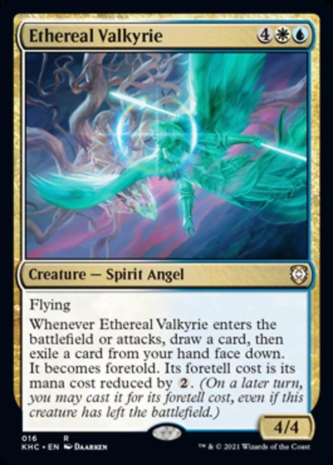 Magic: The Gathering MTG Single Ethereal Valkyrie [Kaldheim Commander]