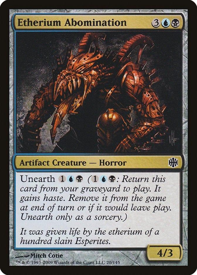Magic: The Gathering MTG Single Etherium Abomination [Alara Reborn]