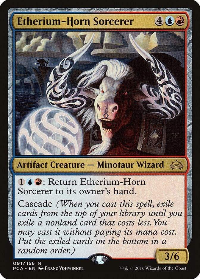 Magic: The Gathering MTG Single Etherium-Horn Sorcerer [Planechase Anthology]