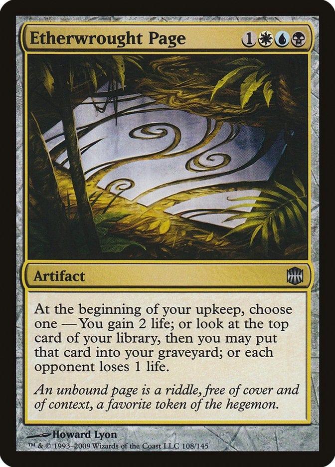 Magic: The Gathering MTG Single Etherwrought Page [Alara Reborn]