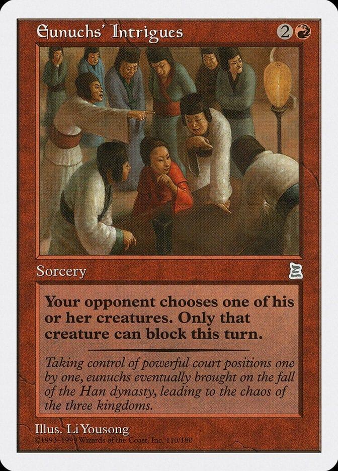 Magic: The Gathering MTG Single Eunuchs' Intrigues [Portal Three Kingdoms]