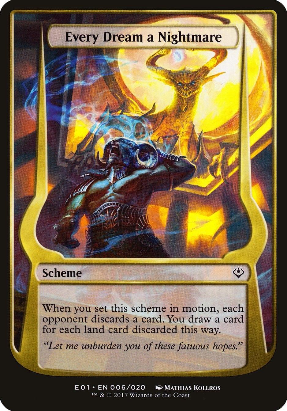 Magic: The Gathering MTG Single Every Dream a Nightmare (Schemes) [Archenemy: Nicol Bolas Schemes]