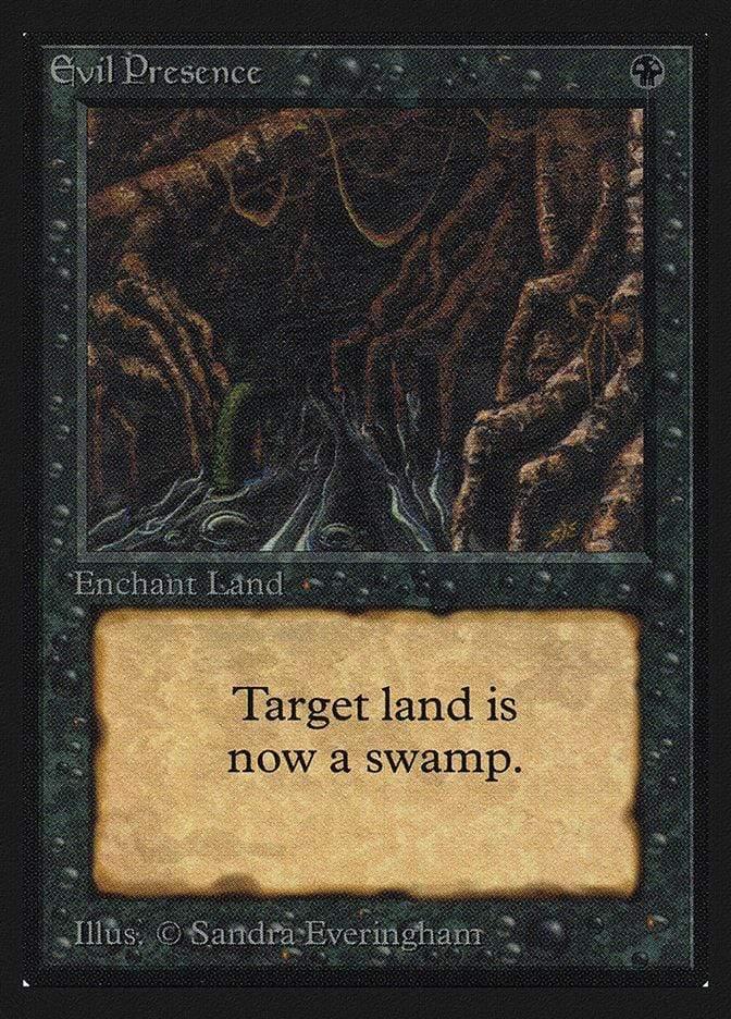 Magic: The Gathering MTG Single Evil Presence [Collectors’ Edition]