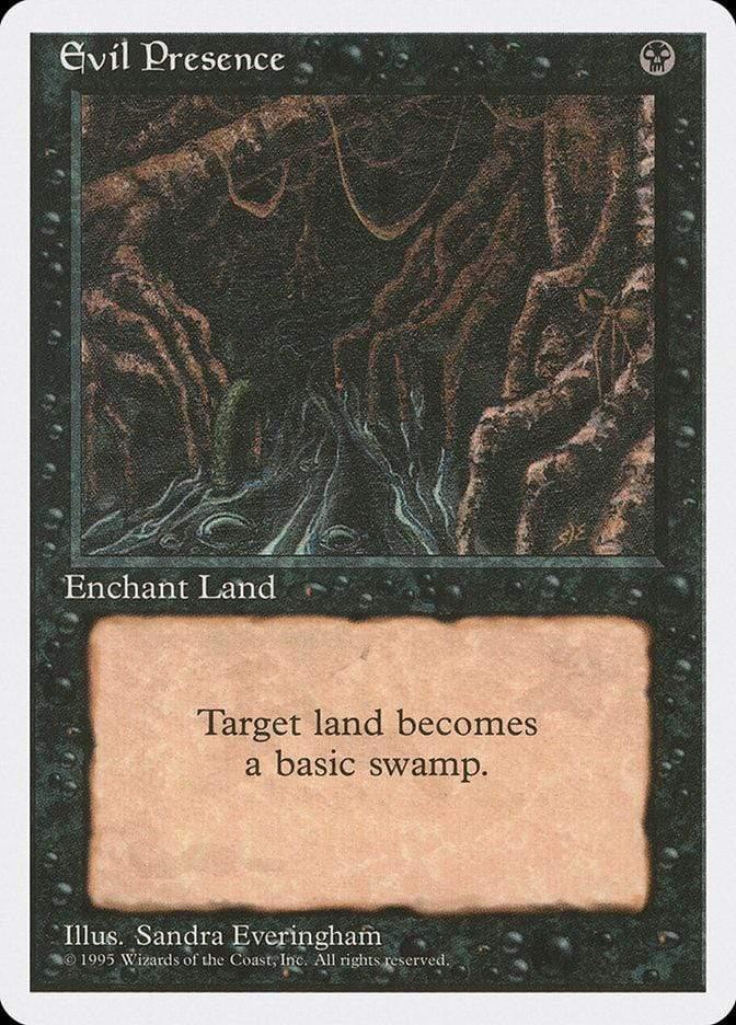 Magic: The Gathering MTG Single Evil Presence [Fourth Edition]