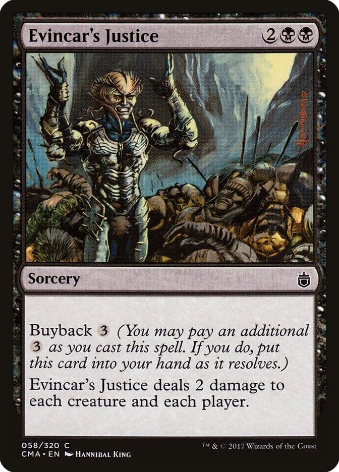 Magic: The Gathering MTG Single Evincar's Justice [Commander Anthology]