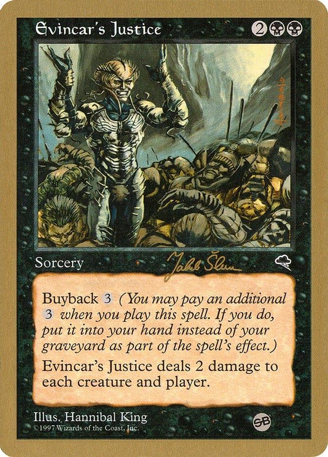 Magic: The Gathering MTG Single Evincar's Justice [World Championship Decks 1999]