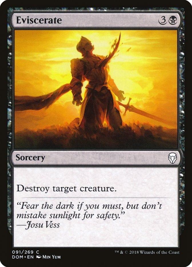 Magic: The Gathering MTG Single Eviscerate [Dominaria]