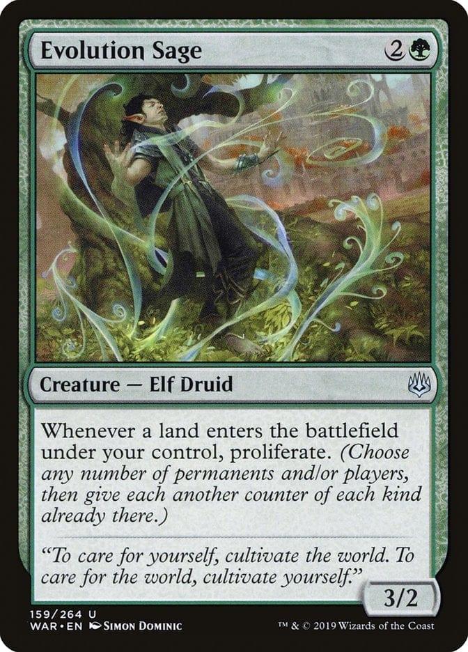 Magic: The Gathering MTG Single Evolution Sage [War of the Spark]