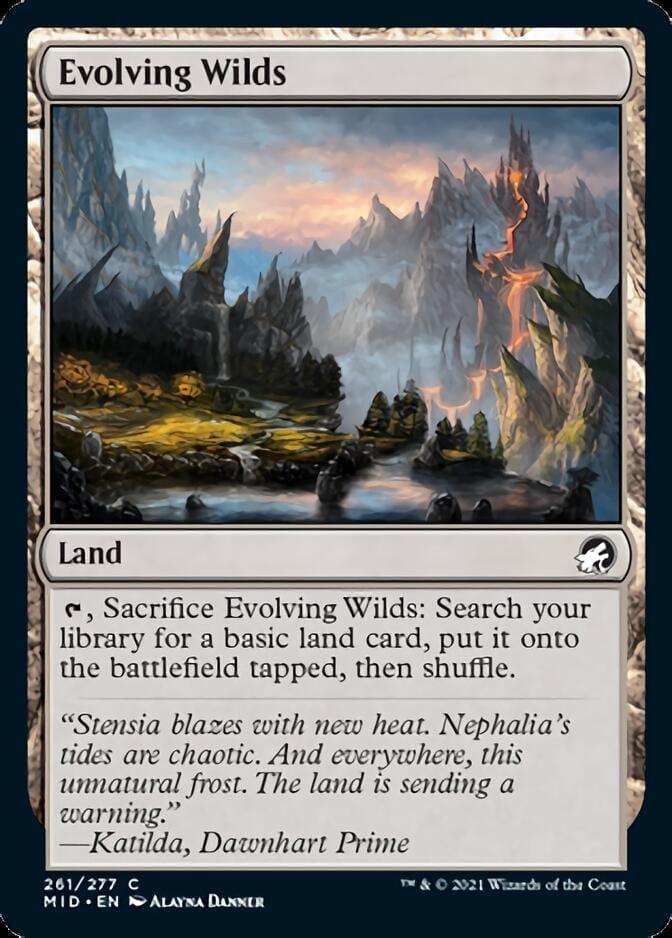 Magic: The Gathering MTG Single Evolving Wilds [Innistrad: Midnight Hunt]