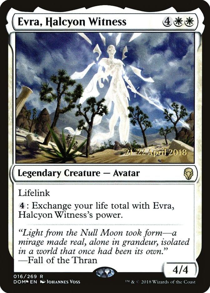 Magic: The Gathering MTG Single Evra, Halcyon Witness  [Dominaria Prerelease Promos]