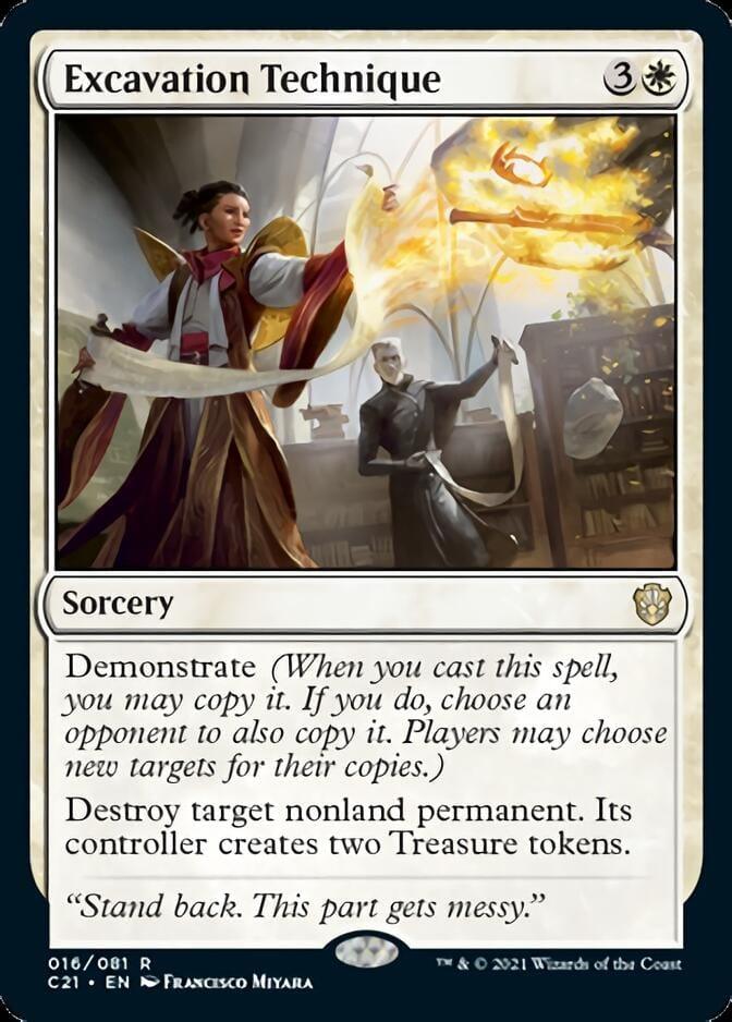 Magic: The Gathering MTG Single Excavation Technique [Commander 2021]