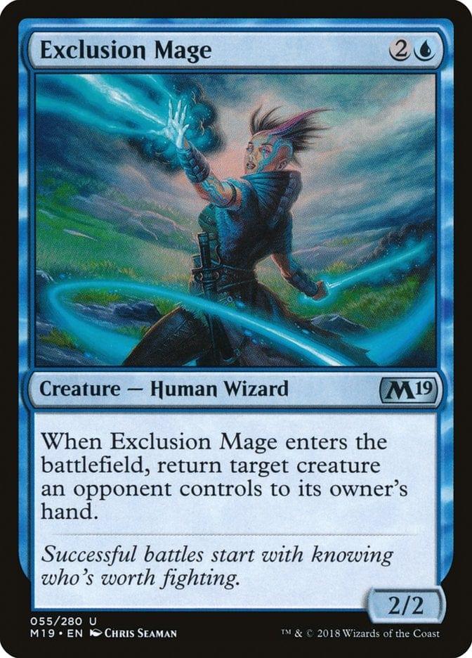 Magic: The Gathering MTG Single Exclusion Mage [Core Set 2019]