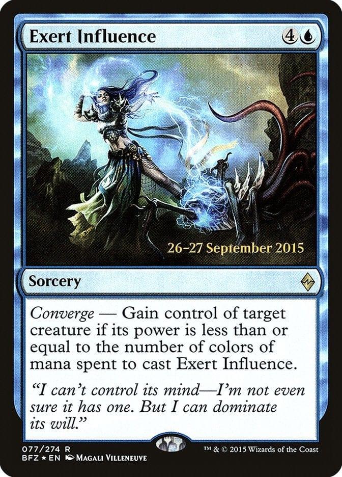 Magic: The Gathering MTG Single Exert Influence  [Battle for Zendikar Prerelease Promos]
