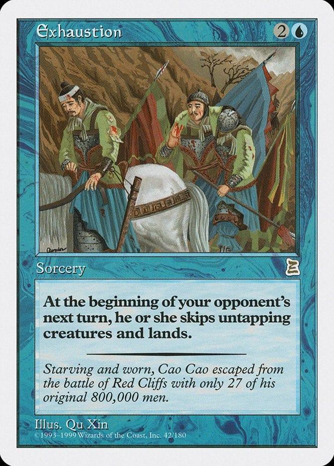Magic: The Gathering MTG Single Exhaustion [Portal Three Kingdoms]