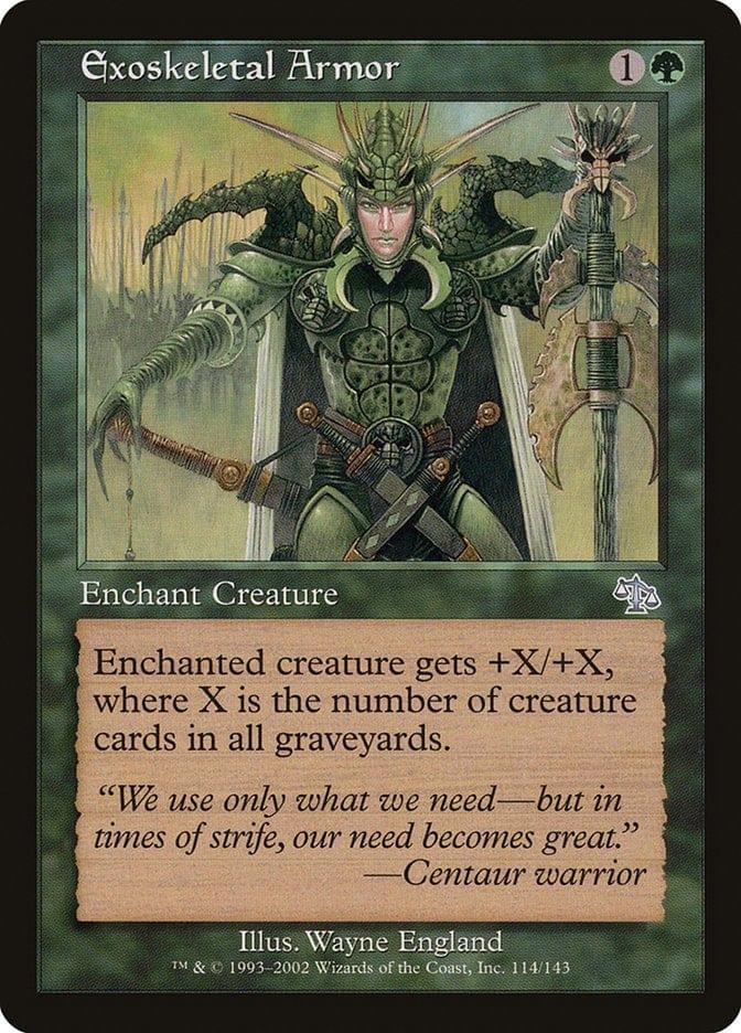 Magic: The Gathering MTG Single Exoskeletal Armor [Judgment]