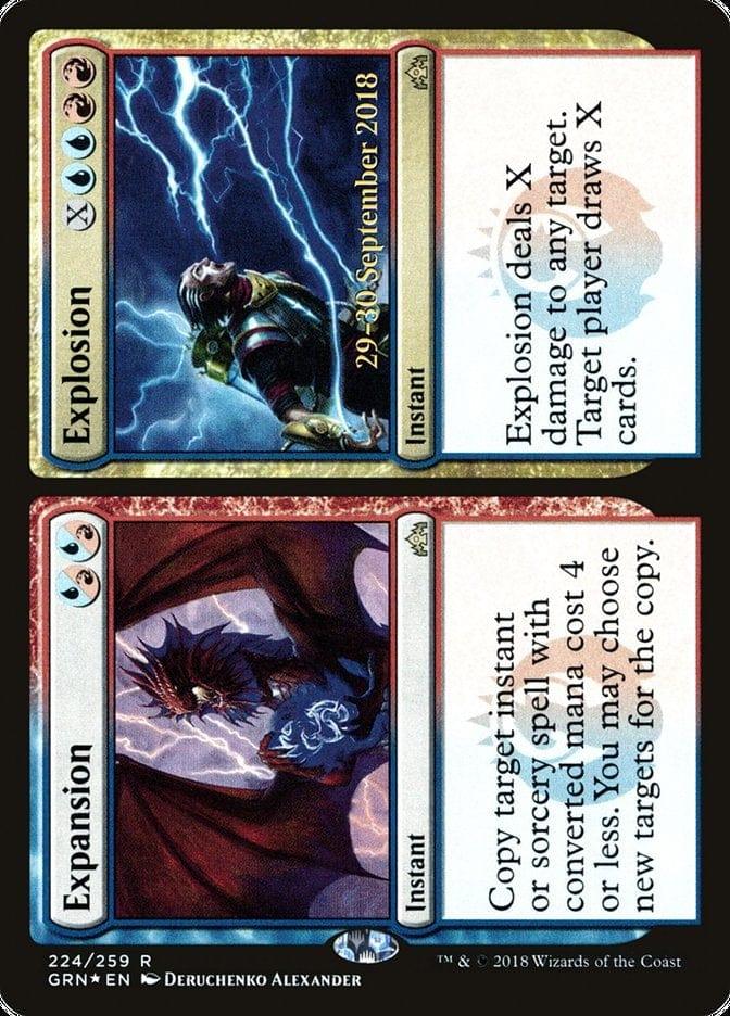 Magic: The Gathering MTG Single Expansion // Explosion  [Guilds of Ravnica Prerelease Promos]