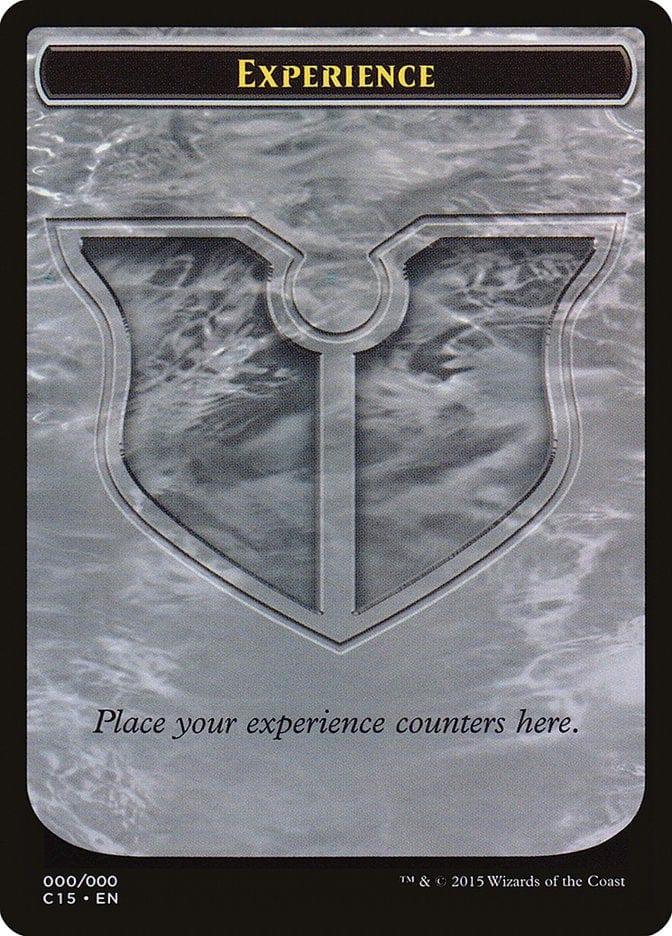 Magic: The Gathering MTG Single Experience // Experience Double-Sided Token [Commander 2015 Tokens]
