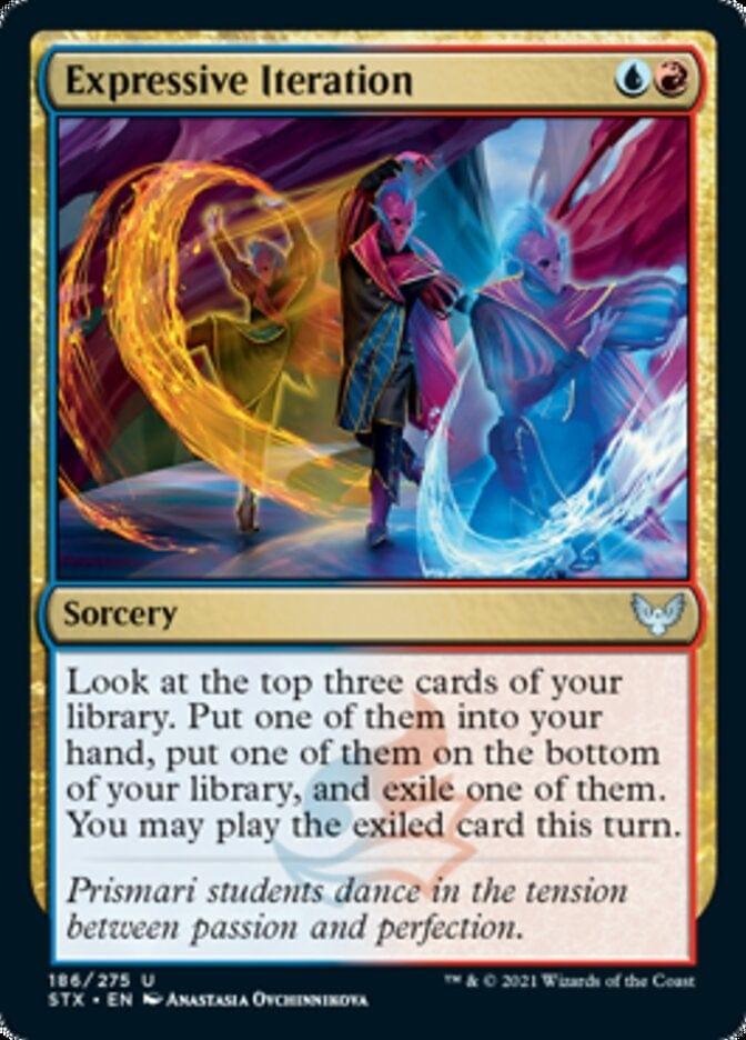 Magic: The Gathering MTG Single Expressive Iteration [Strixhaven: School of Mages]