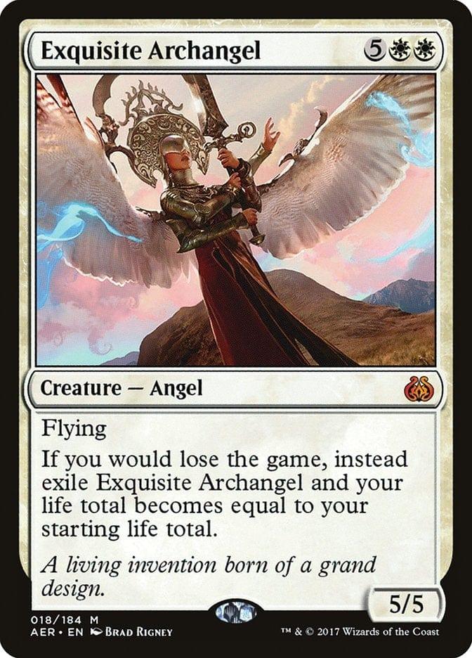 Magic: The Gathering MTG Single Exquisite Archangel [Aether Revolt]
