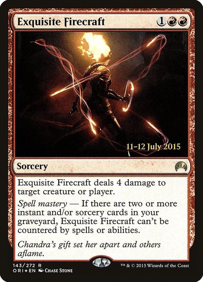 Magic: The Gathering MTG Single Exquisite Firecraft [Magic Origins Prerelease Promos]