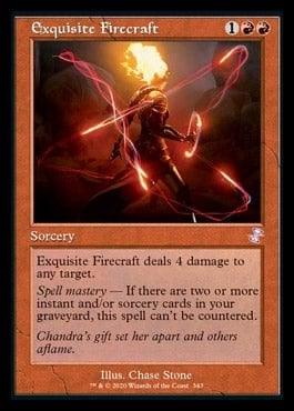 Magic: The Gathering MTG Single Exquisite Firecraft (Timeshifted) [Time Spiral Remastered]