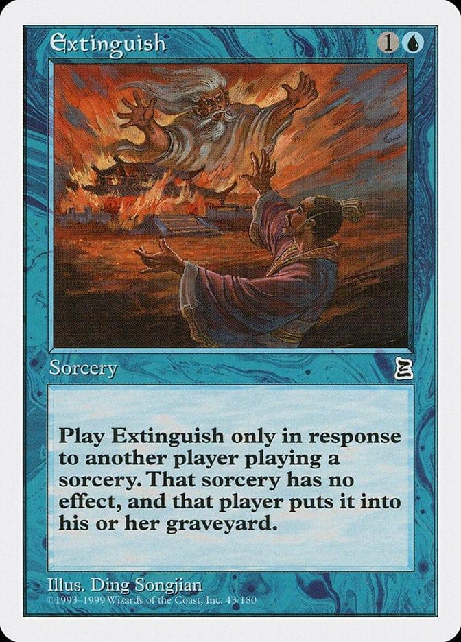 Magic: The Gathering MTG Single Extinguish [Portal Three Kingdoms]
