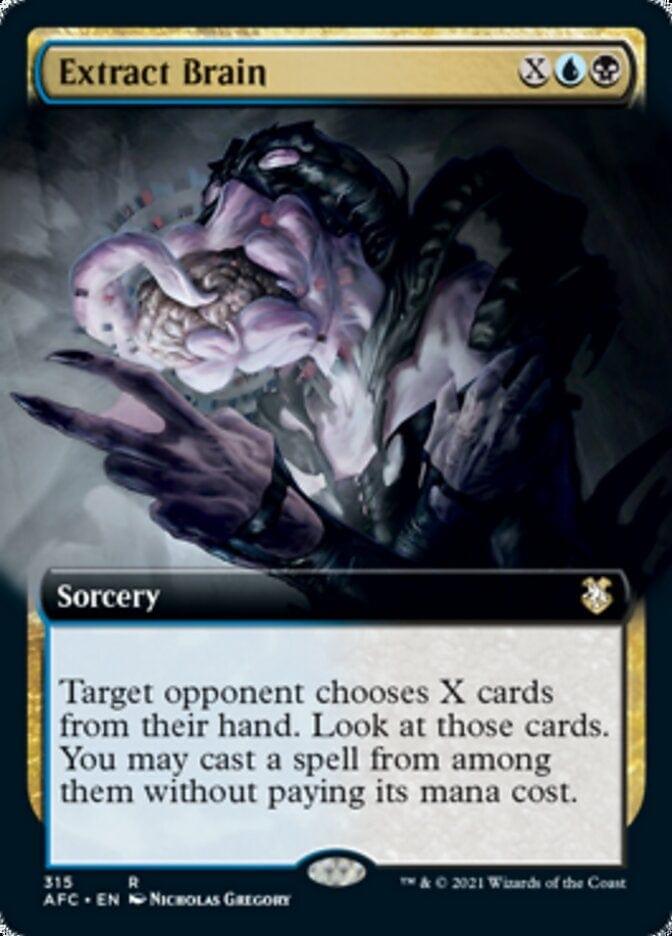Magic: The Gathering MTG Single Extract Brain (Extended) [Dungeons & Dragons: Adventures in the Forgotten Realms Commander]