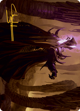 Magic: The Gathering MTG Single Extus, Oriq Overlord Art Card (Gold-Stamped Signature) [Strixhaven: School of Mages Art Series]