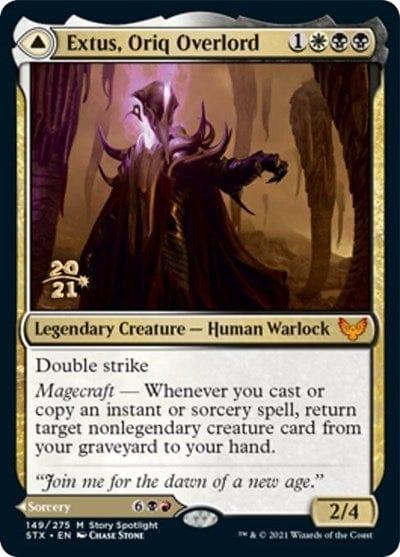 Magic: The Gathering MTG Single Extus, Oriq Overlord // Awaken the Blood Avatar [Strixhaven: School of Mages Prerelease Promos]
