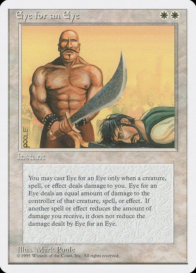 Magic: The Gathering MTG Single Eye for an Eye [Fourth Edition]