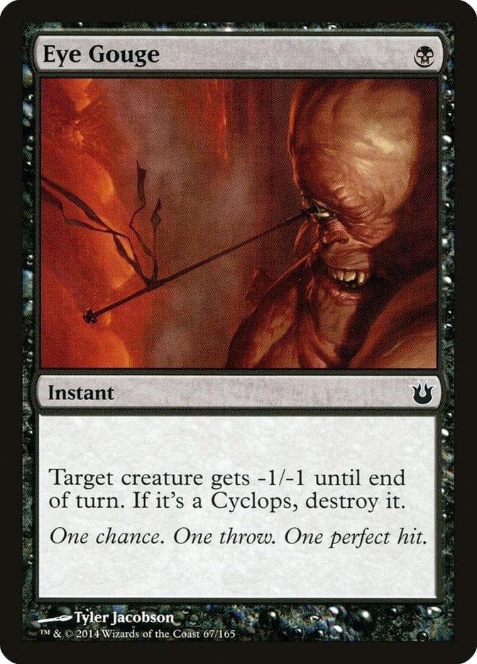Magic: The Gathering MTG Single Eye Gouge [Born of the Gods]