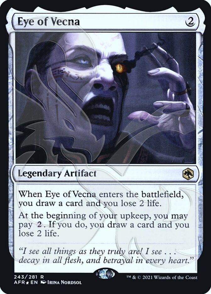 Magic: The Gathering MTG Single Eye of Vecna (Ampersand Promo) [Dungeons & Dragons: Adventures in the Forgotten Realms Promos]