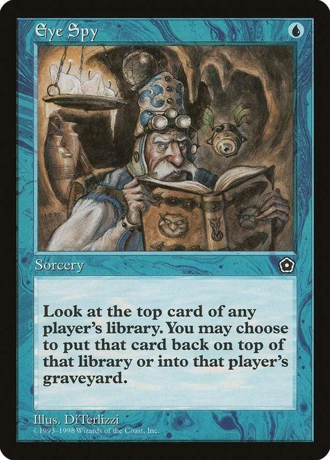 Magic: The Gathering MTG Single Eye Spy [Portal Second Age]