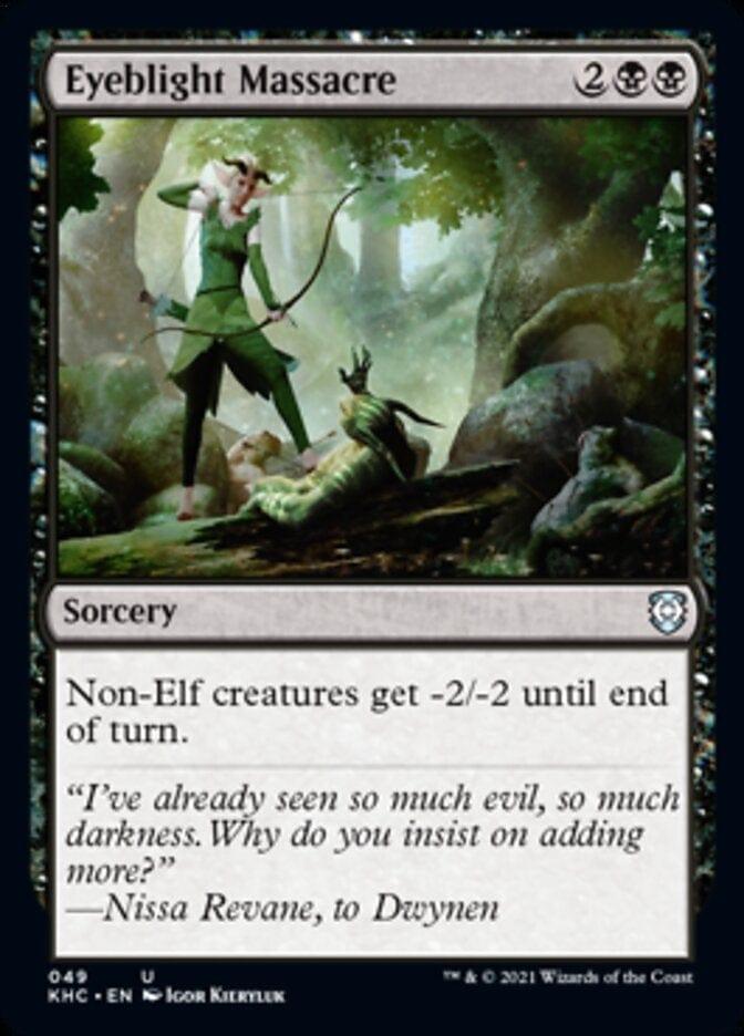Magic: The Gathering MTG Single Eyeblight Massacre [Kaldheim Commander]