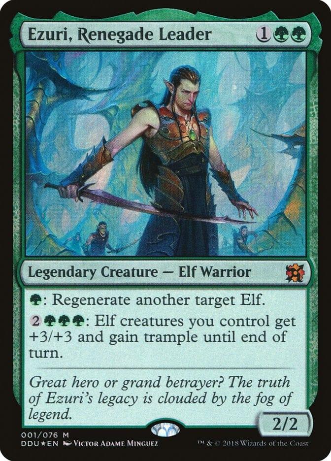 Magic: The Gathering MTG Single Ezuri, Renegade Leader [Duel Decks: Elves vs. Inventors]
