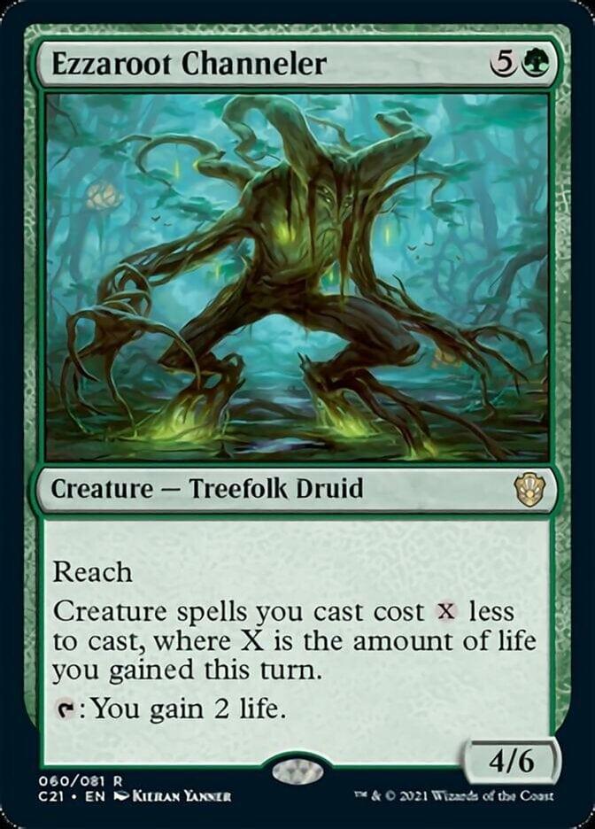 Magic: The Gathering MTG Single Ezzaroot Channeler [Commander 2021]