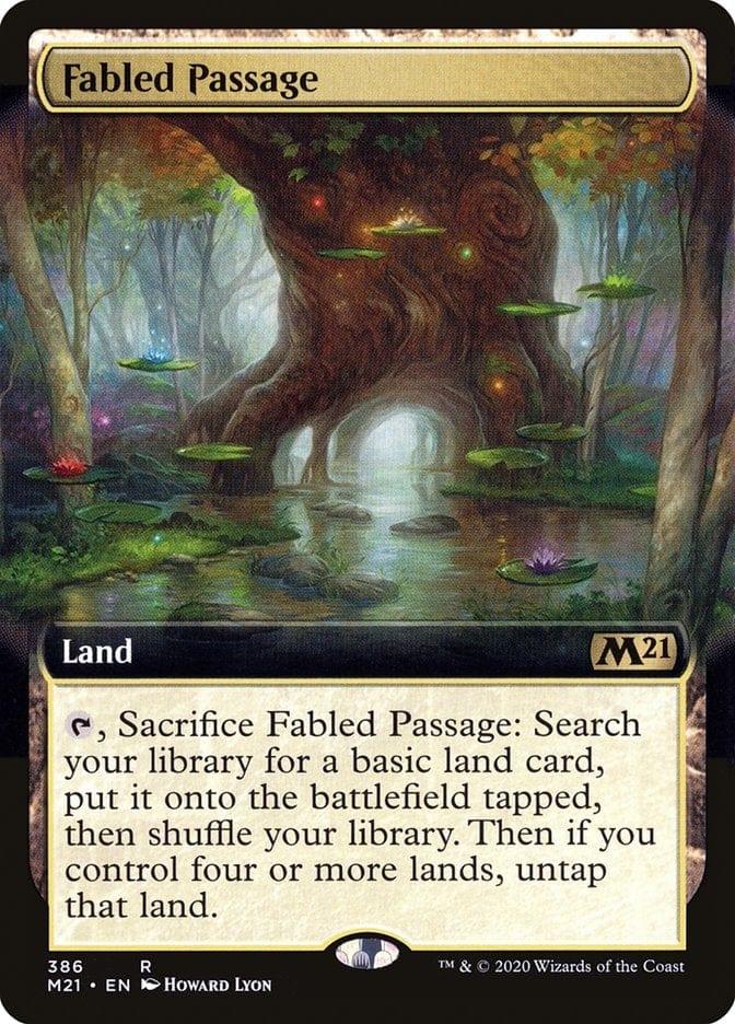 Magic: The Gathering MTG Single Fabled Passage (Extended) [Core Set 2021]