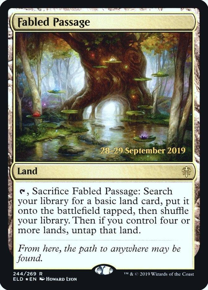 Magic: The Gathering MTG Single Fabled Passage  [Throne of Eldraine Prerelease Promos]