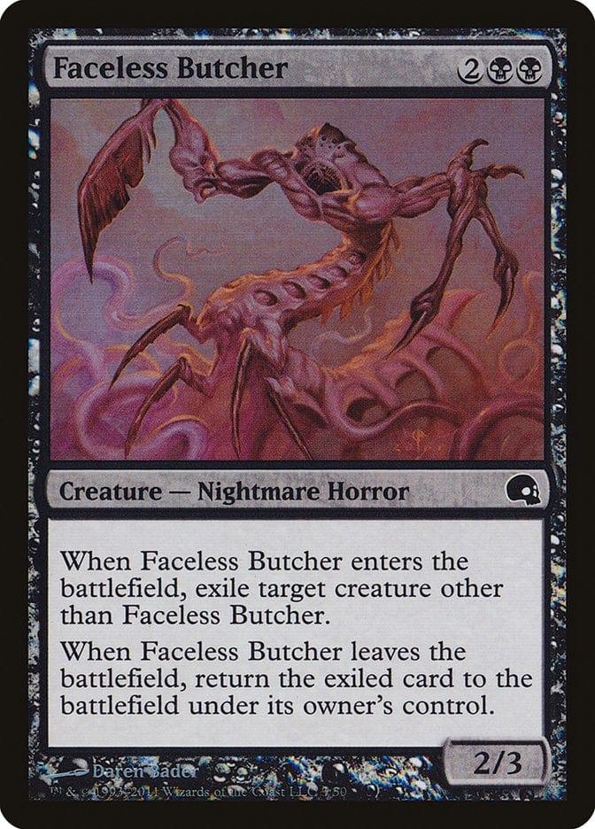 Magic: The Gathering MTG Single Faceless Butcher [Premium Deck Series: Graveborn]