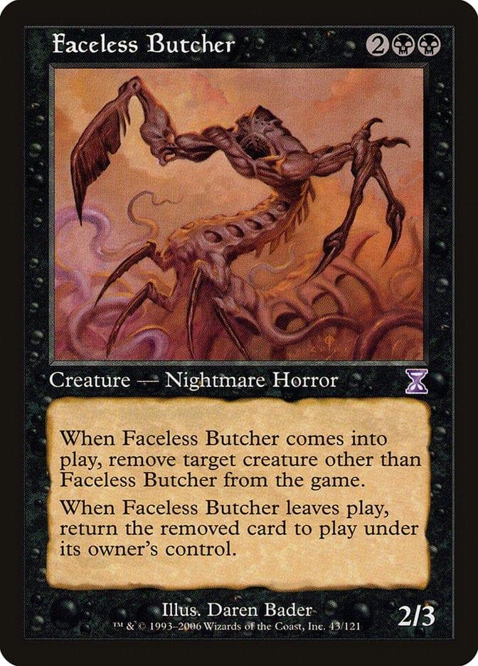 Magic: The Gathering MTG Single Faceless Butcher [Time Spiral Timeshifted]