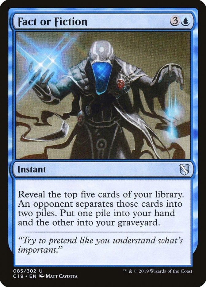 Magic: The Gathering MTG Single Fact or Fiction [Commander 2019]